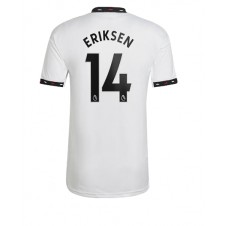 Manchester United Christian Eriksen #14 Bortatröja 2022-23 Korta ärmar